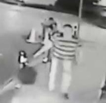 Moment Thug Shoots Man Dead As He Hugs His Toddler Son