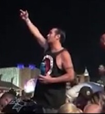 Watch Man Chug a Beer and Give Vegas Shooter Finger As Bullets Fly Down Around Him