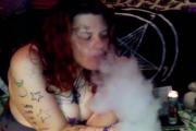 Satanic Drug Addict Girl made this FUCKED UP Webcam Video 