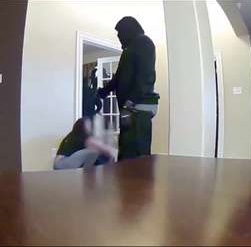 Surveillance Video Shows Violent Home Execution 