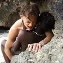 Tourist roughs up local black girl