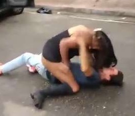 Dude Getting His Ass Kicked By A Tranny Prostitute