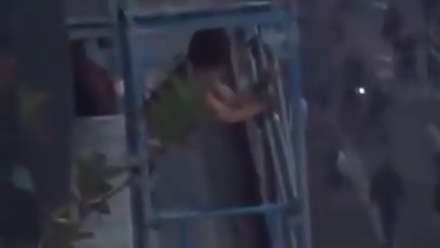 Couple Has Sex On Balcony While French Protesters Fight In The Streets