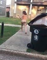 Naked Neighbor Surprised