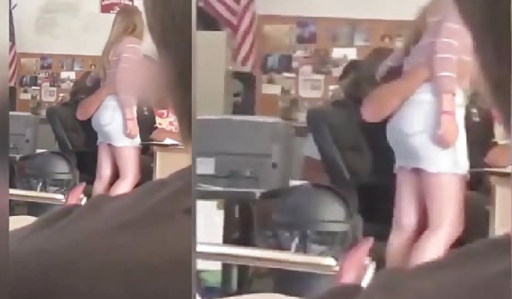 FIRED: Teacher Caught on Video Fondling HS Student