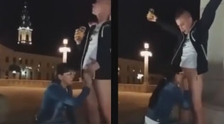 LOL: Drunk Dude Scores on the Street.