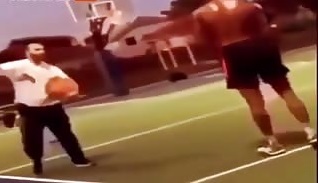 Homie Sucker-Punches Wrong Guy at Basketball Court.