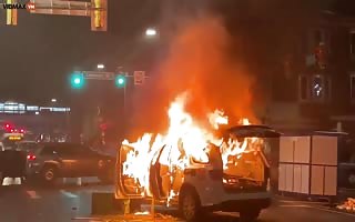 Philly on Fire.. BLM Thugs Destroy City Attack People.