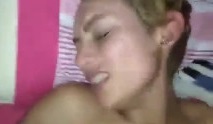 Painful anal for crying woman