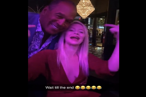 OJ Simpson Tries to Sexually Assault Hot Blonde.