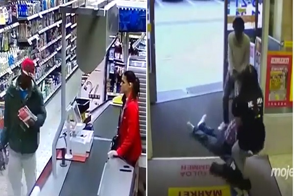 Cashier Sick and Tired of Constant Theft - Manhandles Thieves