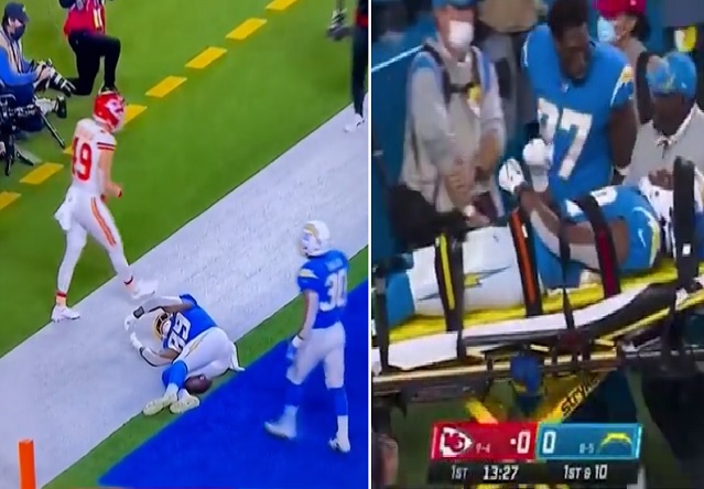 NFL Player Appears to Be Paralyzed After Making Catch