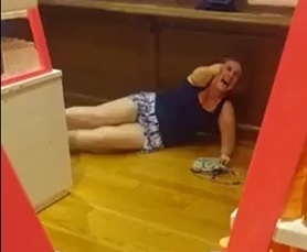 Absolute Basketcase Breaks Down in a Store when a Women 