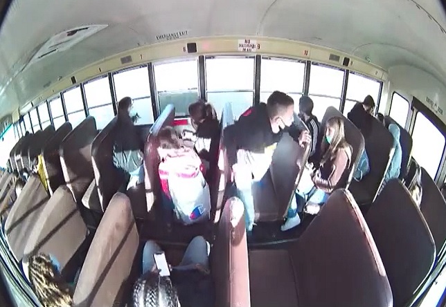 Mustang Slams 110mph into Back of School Bus.