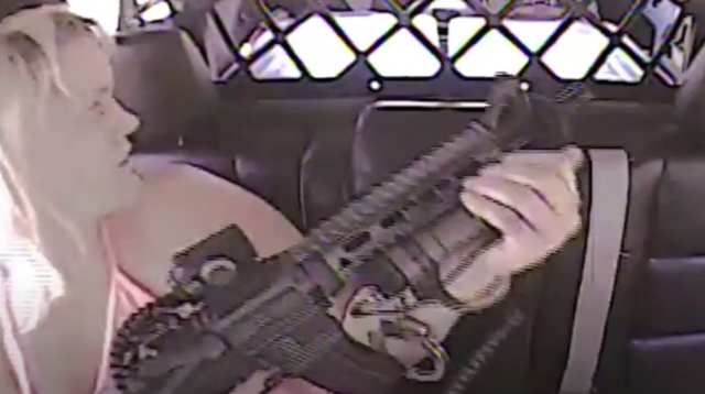 Meth Head Slips out of Handcuffs, Grabs Rifle, Opens Fire at Deputies from Back of Patrol Car!