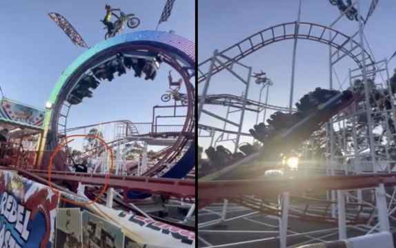 Woman Hit by  Rollercoaster Trying to Retrieve her Phone