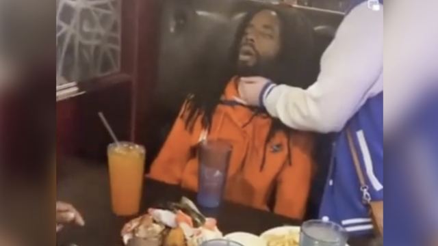 Friends Just Watch as Dude Dies at Restaurant 