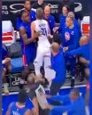 Magic Player Sucker-Punches Pistons Player in The Back Of The Head, Knocking Him Out