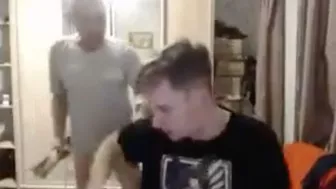 Live Twitch Streamer Gets Attacked By His Drunk Father!