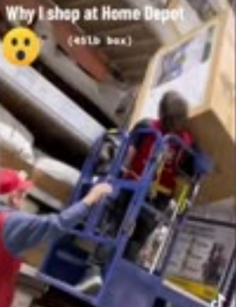 DAMN: Lowes Employee Crushed by Box.. Bad Day!