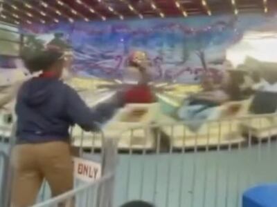 Imagine this Happened to you on a Carnival Ride.