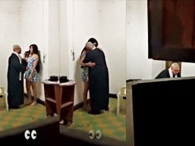 Perverted father is caught in his own church with the neighborhood slut