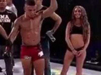 MMA Fighter Breaks Ring Card Girls Jaw After Terrible Judges Decision..