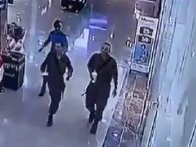 Israel Mall Double Stabbing Attack on 2 IDF caught on Video (2 Angles and Aftermath)
