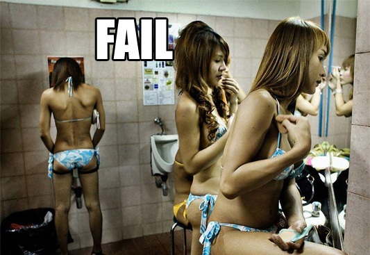 Shocking Woman Bathroom Fail.....WTMF?!?!