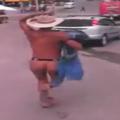 MAN WHO GOT CHEATED ON BY HIS WIFE CHASES HER NAKED LOVER DOWN A STREET