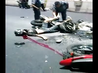 Horrible Aftermath of Bikers Dead on The Street