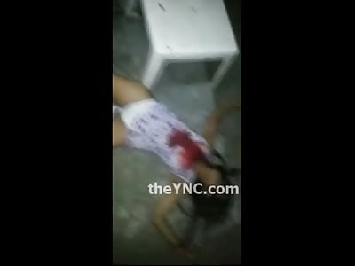 Short Video of a Female Killed in Her White Cotton Panties 
