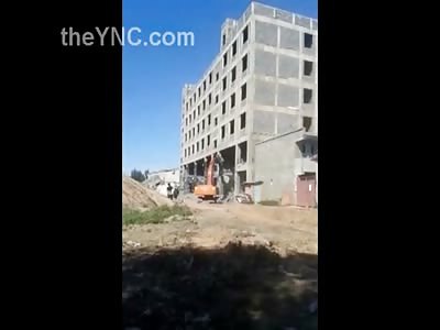 Building Collapse During Horrific Work Accident
