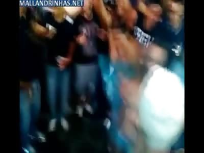 Drunk and Horny Just Lets Everyone Cop a Feel at Street Party 