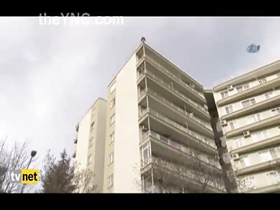 Guy Jump from Huge Building to End it all ..... But He Lives, Find out How