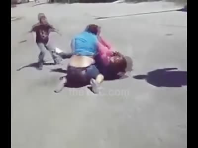 Two Mammoth Fat Woman Fight Like two Orca Whales