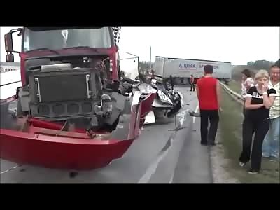 Accident Leaves a Carnage on the Road