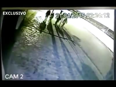 Man Walking Down the Street with his Buddies is Executed with Multiple Shots