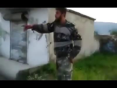 Big Oafy Man Trying to Plead his Case is Brutally  Executed by FSA