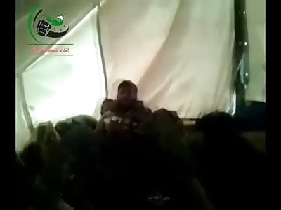Wow..Drunk Soldier Shoots his Friend in the Heart with an AK in a Tent by Accident or? 