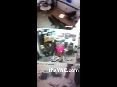 Employees Laughing at the Boss Fucking his Secretary 