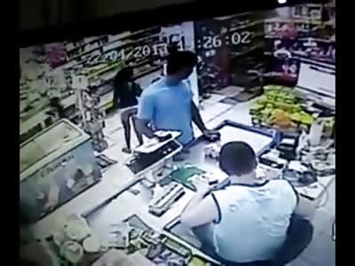 SHOCKING: Thug Thief Shoots Sitting Clerk For Absolutely No Reason