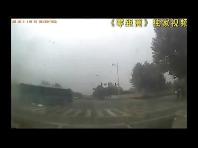 Horrifying Dashcam Captures Car Disintegrate on Impact...