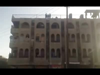 ISIS Celebrates Gay Love by Tossing 4 Gays from Roof of Building