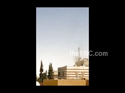 Moment Sniper is Blown Up on Top of Roof (Slow motion + zoom at the end)