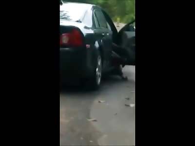 Two Black Women Fight Like Animals at a Zoo.... One has Her Vagina Exposed 