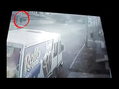 Old Man Ran Over by Bus