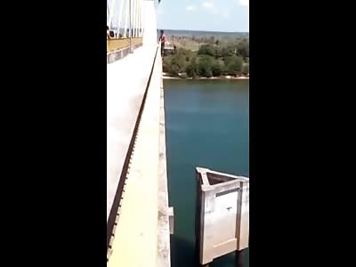 Man Leaps off a Tall Bridge to His Death