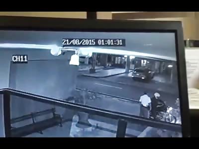 Security Guard Executed by Slow Assassin that Almost Gets Killed Himself