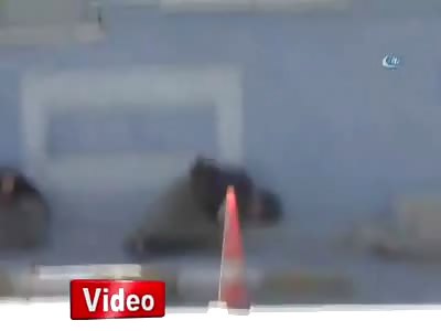 Moment When 2 PKK Militants are Killed by Turkish Police